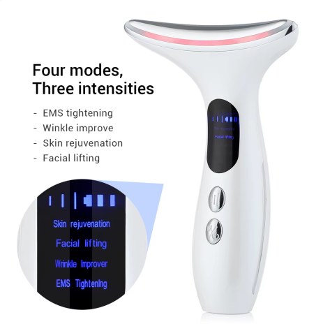 EMS Microcurrent Face & Neck Lifting Device – Firm, Tone & Rejuvenate